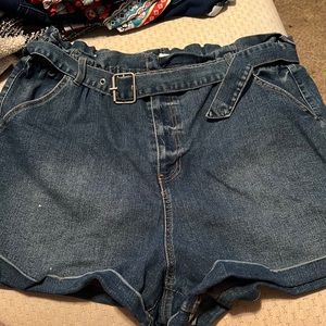 High waisted shorts